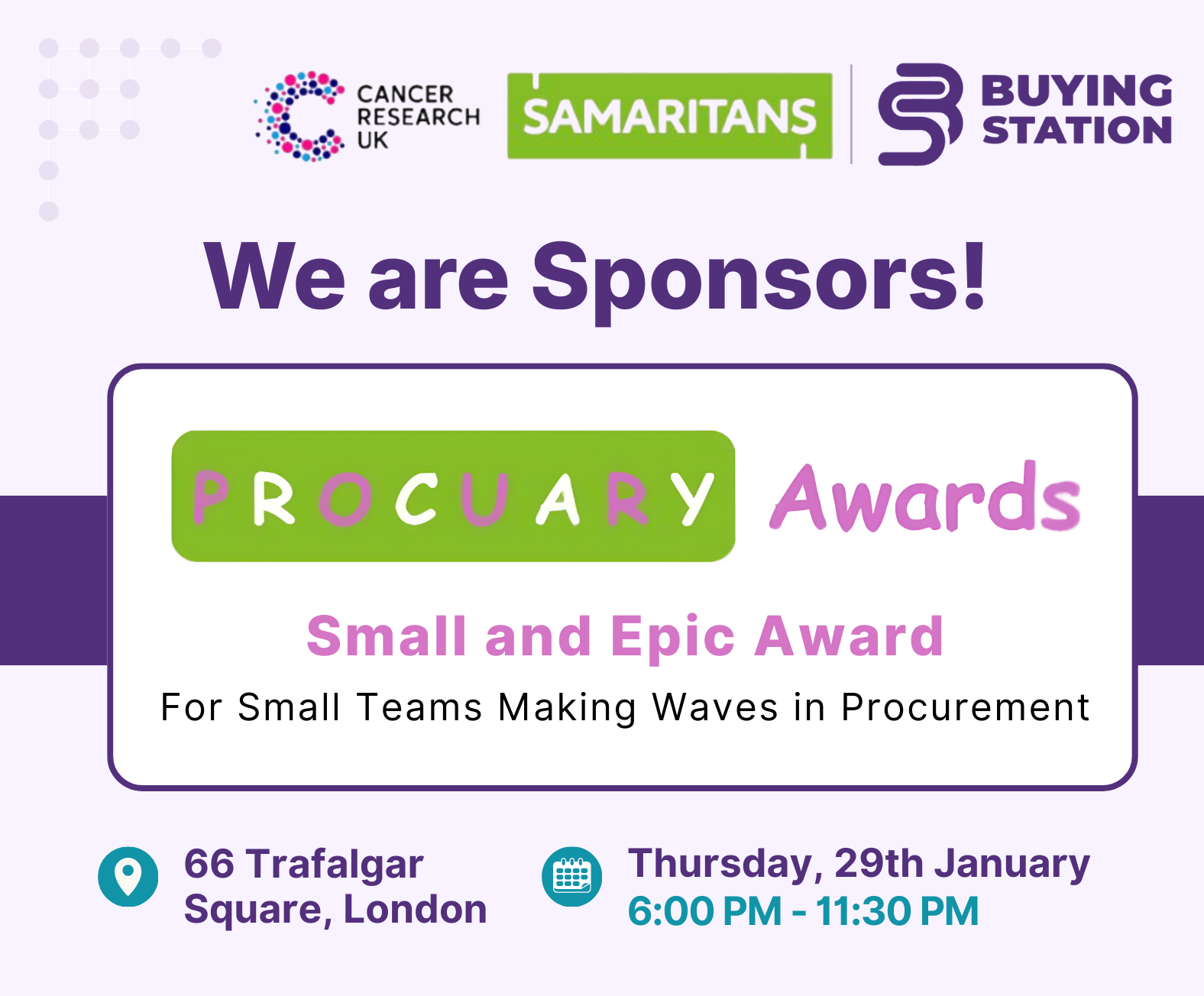 We are Sponsors for Procuary Awards 2026