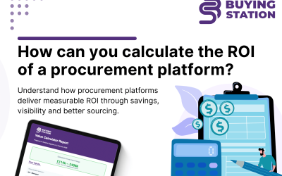 How can you calculate the ROI of a procurement platform?