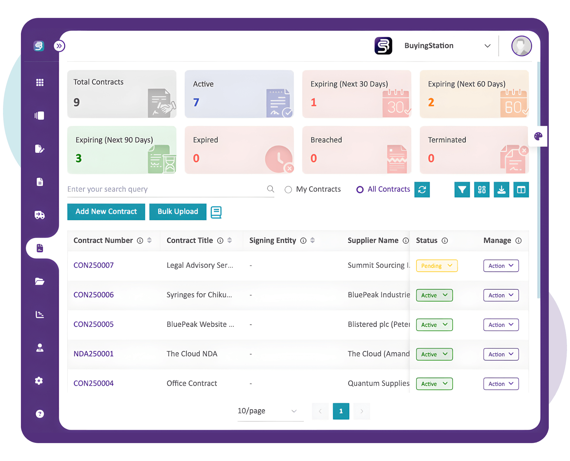 Contract Module Contracts Module
