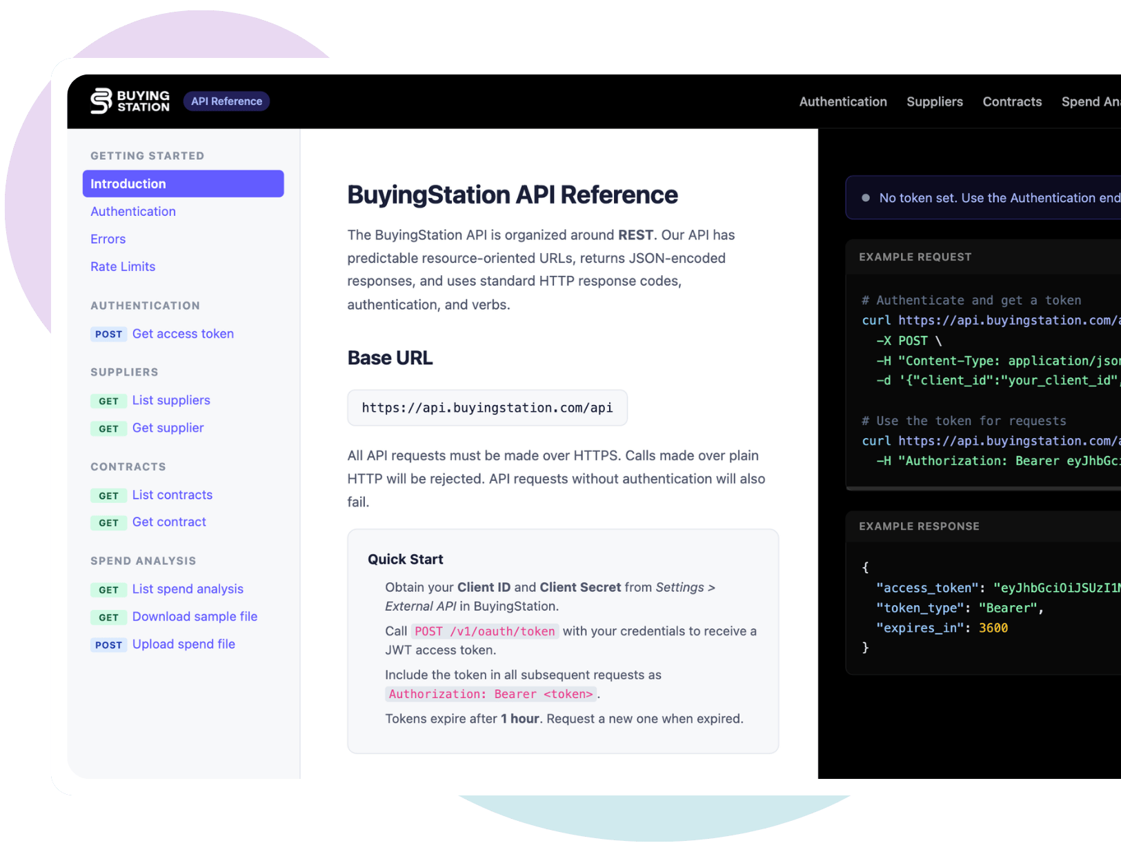 BuyingStation Dashboard