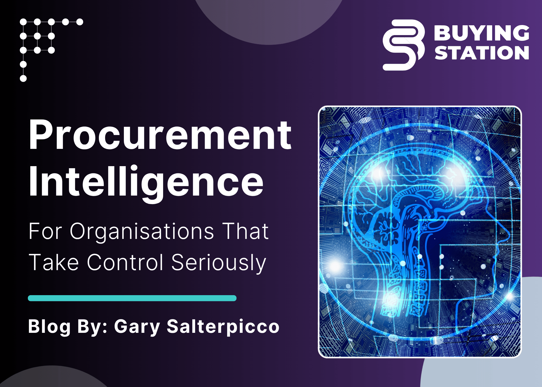 260601_Marketing_Gary_PIOS_Blog Procurement Intelligence for Organisations that take control seriously